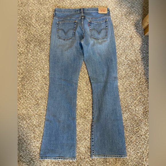 Levi’s medium wash boot cut jeans 10 Long - Picture 2 of 8